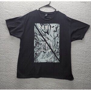 Panic At The Disco Black Shirt Triangle Concert Band Tee P!ATD Back Graphic Mens